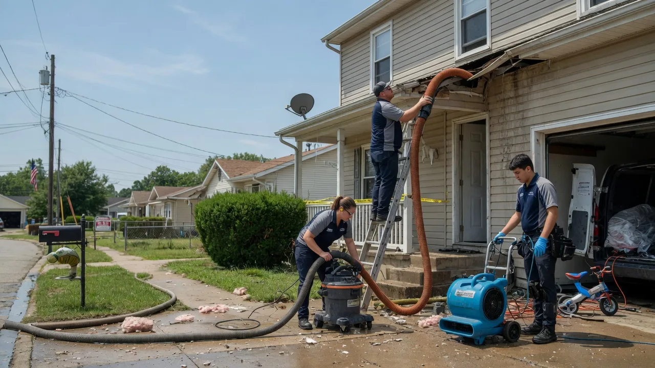 Water Damage Restoration in New Galilee, PA near me
